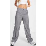 Jeans droits Monki gris en viscose Taille XXS pour femme en promo 