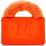 Sacs à main Monnalisa orange en peluche look fashion pour enfant 