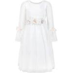 Robes tulle Monnalisa blanches en tulle Taille 10 ans romantiques pour fille de la boutique en ligne Miinto.fr avec livraison gratuite 