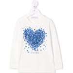 T-shirts Monnalisa blancs Taille 11 ans pour fille de la boutique en ligne Miinto.fr 