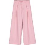 Pantalons Monnalisa rose bonbon en viscose à strass enfant 