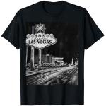 Monochrome emblématique classique de Vegas Nights Sin City T-Shirt