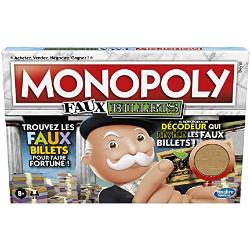 Monopoly Faux Billets, Jeu de Plateau pour la Famille et Les Enfants, à partir de 8 Ans, inclut décodeur de M. Monopoly Multicolore