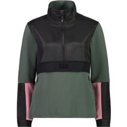 MONS ROYALE W Decade Mid Pullover Bloc - Femme - Vert / Noir / Rose - taille L- modèle 2023