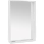 Miroirs de salle de bain blancs avec cadre 