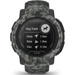 Montres connectées Garmin Instinct noires GPS pulsomètres look sportif digitales pour homme 