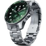 Accessoires de montre Withings vert foncé en acier imperméables altimètres 