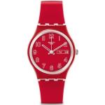 Montres Swatch New Gent rouges pour femme en promo 