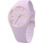 Montre femme Ice Watch Montres ICE glam brushed - Lavender - Small - 3H 019526 - Bracelet Silicone Violet