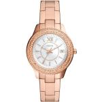 Montres Fossil Stella blanches à strass pour femme 