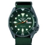 Montre Seiko 5 Sense automatique cadran vert bracelet NATO 42,5 mm Homme