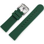 Bracelets de montre TW Steel vert foncé en acier look fashion en silicone pour homme 