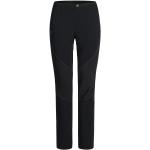 Pantalons de randonnée Montura noirs enduits stretch Taille L look fashion pour femme 