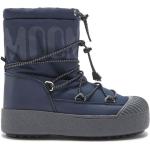 Moon boots Moon Boot bleu marine en cuir synthétique Pointure 34 