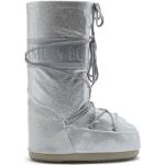 Moon boots Moon Boot grises en caoutchouc étanches à lacets Pointure 39 look fashion pour femme 