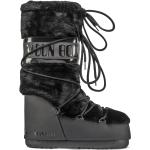Chaussures après-ski Moon Boot Icon noirs en fausse fourrure Pointure 41 pour femme 