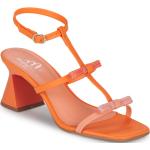 Sandales Moony Mood orange Pointure 41 avec un talon entre 7 et 9cm pour femme en promo 