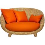 Moooi Canapé Love 129x105x102cm orange avec 1 coussin d'assise/3 de dossier