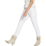 Pantalons taille basse Morgan blancs en viscose look fashion pour femme en promo 