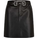 Jupes courtes Morgan noires en cuir synthétique à clous courtes Taille S look fashion pour femme en promo 