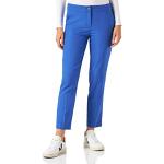 Pantalons classiques Morgan bleu électrique en coton à motif ville Taille M look fashion pour femme 