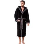 Robes de chambre longues Morgenstern noires Taille 5 XL look fashion pour homme 