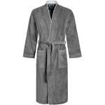 Robes de chambre Morgenstern grises en velours Taille XXL classiques pour homme 