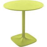 Moroso Table ronde Supernatural vert fluo Pant. 395 H x Ø 71x73cm