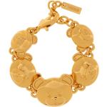 Bracelets de créateur Moschino jaunes à motif ours 