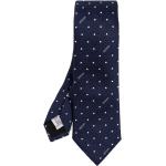 Cravates en soie de créateur Moschino bleu marine à pois Tailles uniques pour homme 