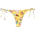 Bas de bikini de créateur Moschino jaune poussin Taille XS pour femme 