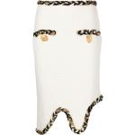 Jupes asymétriques de créateur Moschino blanches tressées Taille XXL pour femme en promo 