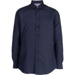 Chemises de créateur Moschino bleues pour homme en promo 