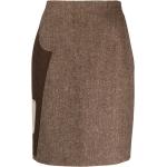Jupes en soie de créateur Moschino marron Taille XL pour femme en promo 