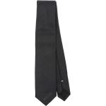 Cravates en soie de créateur Moschino noires à motif papillons Tailles uniques pour homme 