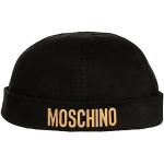 Bonnets de créateur Moschino noirs Tailles uniques look fashion pour homme 