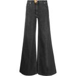 Jeans évasés de créateur Moschino noirs Taille XS W40 pour femme en promo 