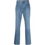 Jeans droits de créateur Moschino bleu indigo Taille 3 XL W46 classiques pour homme 