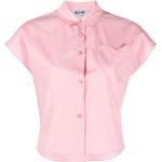 Chemises de créateur Moschino rose bonbon à manches courtes Taille XS classiques pour femme 