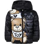 Blousons teddy de créateur Moschino noirs à motif ours enfant 