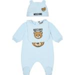 Grenouillères Moschino bleus clairs en coton à motif ours Peter Pan de créateur Taille 6 mois pour bébé de la boutique en ligne Miinto.fr avec livraison gratuite 