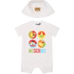 Barboteuses Moschino blanches à motif ours de créateur Taille 6 mois pour bébé de la boutique en ligne Miinto.fr avec livraison gratuite 