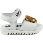 Sandales de créateur Moschino blanches en caoutchouc à motif ours Pointure 25 look fashion pour fille 