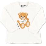 T-shirts Moschino blancs en peluche à motif ours de créateur Taille 9 ans pour fille de la boutique en ligne Miinto.fr 