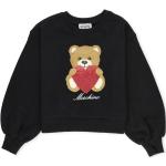 Sweatshirts Moschino noirs à strass de créateur Taille 10 ans pour fille de la boutique en ligne Miinto.fr avec livraison gratuite 