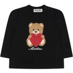 T-shirts à col rond Moschino noirs à sequins à motif ours de créateur Taille 6 ans classiques pour fille de la boutique en ligne Miinto.fr avec livraison gratuite 