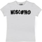 T-shirts Moschino blancs de créateur Taille 10 ans look fashion pour fille de la boutique en ligne Miinto.fr avec livraison gratuite 