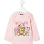 T-shirts à imprimés de créateur Moschino roses enfant en promo 