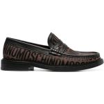 Chaussures casual de créateur Moschino marron à bouts ronds Pointure 41 look casual pour homme 