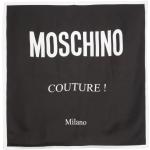 Foulards en soie de créateur Moschino noirs Tailles uniques pour femme 